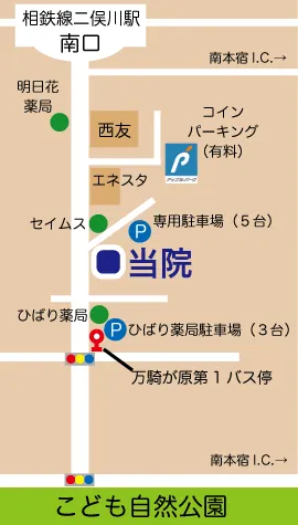 一色外科胃腸科医院 周辺案内地図